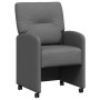 Sillas de Comedor con Ruedas 2 pcs Gris oscuro 57 x 67 x 95 cm en Sillas de comedor | Comprar online en Foru.es
