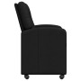 Sillas de Comedor con Ruedas 2 pcs Negro 57 x 67 x 95 cm tela en Sillas de comedor | Comprar online en Foru.es