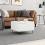 Mesa de centro madera contrachapada blanco 55x55x36,5 cm de vidaXL, Mesas de centro - Ref: Foro24-830756, Precio: 56,82 €, De...