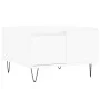 Mesa de centro madera contrachapada blanco 55x55x36,5 cm de vidaXL, Mesas de centro - Ref: Foro24-830756, Precio: 56,16 €, De...