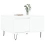 Mesa de centro madera contrachapada blanco 55x55x36,5 cm de vidaXL, Mesas de centro - Ref: Foro24-830756, Precio: 56,82 €, De...