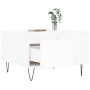 Mesa de centro madera contrachapada blanco 55x55x36,5 cm de vidaXL, Mesas de centro - Ref: Foro24-830756, Precio: 56,82 €, De...