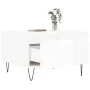 Mesa de centro madera contrachapada blanco 55x55x36,5 cm de vidaXL, Mesas de centro - Ref: Foro24-830756, Precio: 56,16 €, De...