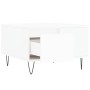 Mesa de centro madera contrachapada blanco 55x55x36,5 cm de vidaXL, Mesas de centro - Ref: Foro24-830756, Precio: 56,82 €, De...