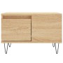 Mesa de centro madera contrachapada roble Sonoma 55x55x36,5 cm de vidaXL, Mesas de centro - Ref: Foro24-830759, Precio: 54,79...