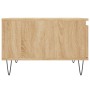 Mesa de centro madera contrachapada roble Sonoma 55x55x36,5 cm de vidaXL, Mesas de centro - Ref: Foro24-830759, Precio: 54,79...