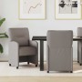 Sillas de Comedor con Ruedas 2 pcs Taupé 57 x 67 x 95 cm tela en Sillas de comedor | Comprar online en Foru.es