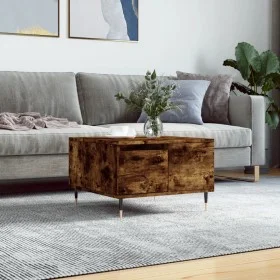 Smoked oak plywood coffee table 55x55x36.5 cm by vidaXL, Coffee table - Ref: Foro24-830753, Price: 54,81 €, Discount: %