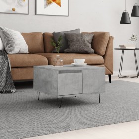Mesa de centro madera contrachapada gris hormigón 55x55x36,5 cm de vidaXL, Mesas de centro - Ref: Foro24-830760, Precio: 54,6...
