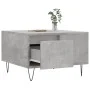 Mesa de centro madera contrachapada gris hormigón 55x55x36,5 cm de vidaXL, Mesas de centro - Ref: Foro24-830760, Precio: 54,0...