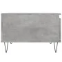 Mesa de centro madera contrachapada gris hormigón 55x55x36,5 cm de vidaXL, Mesas de centro - Ref: Foro24-830760, Precio: 54,0...