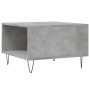 Mesa de centro madera contrachapada gris hormigón 55x55x36,5 cm de vidaXL, Mesas de centro - Ref: Foro24-830760, Precio: 54,6...