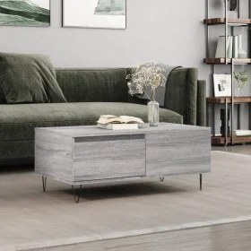 Sonoma gray plywood coffee table 90x50x36.5 cm by vidaXL, Coffee table - Ref: Foro24-830810, Price: 68,78 €, Discount: %