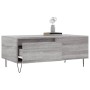 Mesa de centro madera contrachapada gris Sonoma 90x50x36,5 cm de vidaXL, Mesas de centro - Ref: Foro24-830810, Precio: 69,64 ...