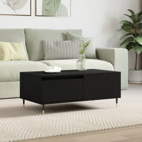 Mesa de centro madera contrachapada negro 90x50x36,5 cm de vidaXL, Mesas de centro - Ref: Foro24-830797, Precio: 70,12 €, Des...
