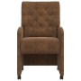 Sillas de Comedor con Ruedas 2 pcs Marrón 58 x 67 x 97 cm en Sillas de comedor | Comprar online en Foru.es