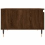 Mesa de centro madera contrachapada roble marrón 55x55x36,5 cm de vidaXL, Mesas de centro - Ref: Foro24-830755, Precio: 57,14...