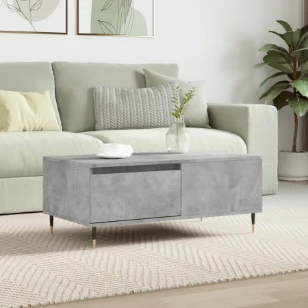 Concrete gray plywood coffee table 90x50x36.5 cm by vidaXL, Coffee table - Ref: Foro24-830800, Price: 55,72 €, Discount: %