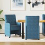 Sillas de Comedor con Ruedas 2 pcs Azul 58 x 67 x 97 cm en Sillas de comedor | Comprar online en Foru.es