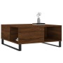 Mesa de centro madera contrachapada roble marrón 80x80x36,5 cm de vidaXL, Mesas de centro - Ref: Foro24-830795, Precio: 106,5...