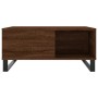 Mesa de centro madera contrachapada roble marrón 80x80x36,5 cm de vidaXL, Mesas de centro - Ref: Foro24-830795, Precio: 106,5...