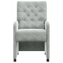 Sillas de Comedor con Ruedas 2 pcs Gris claro 58 x 67 x 97 cm en Sillas de comedor | Comprar online en Foru.es