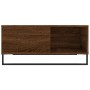 Mesa de centro madera contrachapada roble marrón 80x80x36,5 cm de vidaXL, Mesas de centro - Ref: Foro24-830795, Precio: 106,5...
