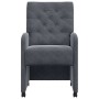 Sillas de Comedor con Ruedas 2 pcs Gris oscuro 58 x 67 x 97 cm en Sillas de comedor | Comprar online en Foru.es