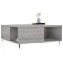Mesa de centro madera contrachapada gris Sonoma 80x80x36,5 cm de vidaXL, Mesas de centro - Ref: Foro24-830778, Precio: 74,14 ...