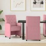Sillas de Comedor con Ruedas 2 pcs Rosa 58 x 67 x 97 cm en Sillas de comedor | Comprar online en Foru.es