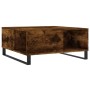 Mesa de centro madera contrachapada roble ahumado 80x80x36,5 cm de vidaXL, Mesas de centro - Ref: Foro24-830793, Precio: 103,...
