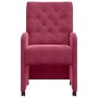 Sillas de Comedor con Ruedas con ruedas 2 pcs Rojo vino tinto en Sillas de comedor | Comprar online en Foru.es