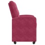 Sillas de Comedor con Ruedas con ruedas 2 pcs Rojo vino tinto en Sillas de comedor | Comprar online en Foru.es