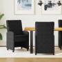 Sillas de Comedor con Ruedas 2 pcs Negro 58 x 67 x 97 cm en Sillas de comedor | Comprar online en Foru.es