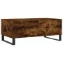 Smoked oak plywood coffee table 90x50x36.5 cm by vidaXL, Coffee table - Ref: Foro24-830817, Price: 70,88 €, Discount: %