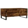 Smoked oak plywood coffee table 90x50x36.5 cm by vidaXL, Coffee table - Ref: Foro24-830817, Price: 70,88 €, Discount: %