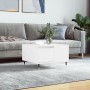 Mesa de centro madera contrachapada blanco 55x55x36,5 cm de vidaXL, Mesas de centro - Ref: Foro24-830748, Precio: 57,61 €, De...