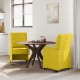 Sillas de Comedor con Ruedas 2 pcs Amarillo 58 x 67 x 97 cm en Sillas de comedor | Comprar online en Foru.es