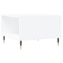 Mesa de centro madera contrachapada blanco 55x55x36,5 cm de vidaXL, Mesas de centro - Ref: Foro24-830748, Precio: 57,61 €, De...