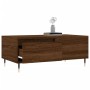 Mesa de centro madera contrachapada marrón roble 90x50x36,5 cm de vidaXL, Mesas de centro - Ref: Foro24-830803, Precio: 52,48...