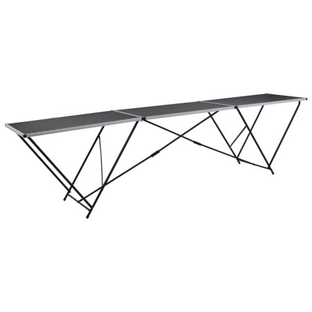 Mesa para empapelar plegable de MDF y aluminio 300x60x78 cm en Mesas plegables | Comprar online en Foru.es