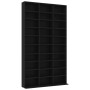 Armario para CDs madera contrachapada negro 102x16x177,5 cm de vidaXL, Almacenamiento para CD y DVD - Ref: Foro24-801779, Pre...