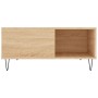Mesa de centro madera contrachapada roble Sonoma 80x80x36,5 cm de vidaXL, Mesas de centro - Ref: Foro24-830783, Precio: 75,60...