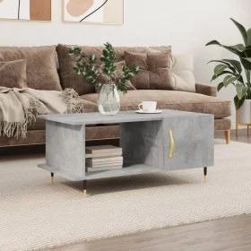 Mesa de centro madera contrachapada gris hormigón 90x50x40 cm de vidaXL, Mesas de centro - Ref: Foro24-829472, Precio: 48,19 ...
