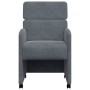 Sillas de Comedor con Ruedas 2 pcs Gris oscuro 58 x 65 x 98 cm en Sillas de comedor | Comprar online en Foru.es