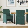 Sillas de Comedor con Ruedas 2 pcs Verde oscuro 58 x 65 x 98 cm en Sillas de comedor | Comprar online en Foru.es