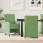 Sillas de Comedor con Ruedas 2 pcs Verde claro 58 x 65 x 98 cm en Sillas de comedor | Comprar online en Foru.es