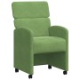 Sillas de Comedor con Ruedas 2 pcs Verde claro 58 x 65 x 98 cm en Sillas de comedor | Comprar online en Foru.es