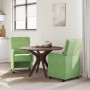 Sillas de Comedor con Ruedas 2 pcs Verde claro 58 x 65 x 98 cm en Sillas de comedor | Comprar online en Foru.es