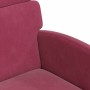 Sillas de Comedor con Ruedas con ruedas 2 pcs Rojo vino tinto en Sillas de comedor | Comprar online en Foru.es